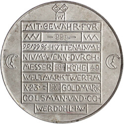 0,20 Goldmark 1923 Aluminium. Eingepunzt: 99 g. vorzüglich, etwas ...