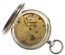 Englische Herrentaschenuhr "Center seconds Chronograph" 1891, ...