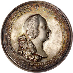 Gelungene Nachprägung der Silbermedaille auf Fürst Joseph Alexander ...