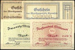110.80.140: Banknotes - Germany - emergency money