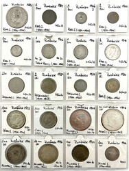 40 Münzen des 19. und 20. Jh. 2 Bani bis 5 Lei Carol I., 500 Lei ...