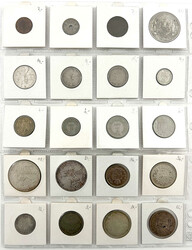 40 Münzen des 19. und 20. Jh. 2 Bani bis 5 Lei Carol I., 500 Lei ...