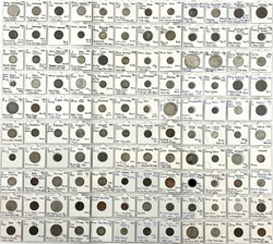 189 Münzen von Nord-, Süd-, West-, Ost- und Mitteldeutschland. 16 ...