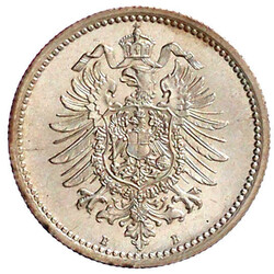 1877 B. fast Stempelglanz, winz. Kratzer, selten in dieser Erhaltung