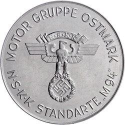 Aluminiummedaille 1939. 17. Zuverlässigkeitsfahrt rund um Wien. ...