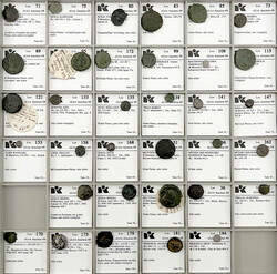 2 Schuber mit 140 Münzen, davon 36 X Silber (Hemiobol bis Drachme), ...