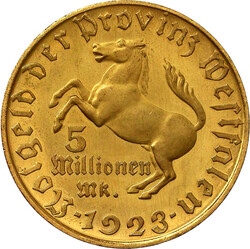 334: Münzen der Kolonien und Nebengebiete, Provinz Westfalen