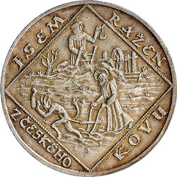 Silbermedaille (in Grösse der 5 Dukaten) 1928, von Spaniel. Zum 10. ...