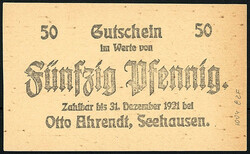 110.80.140: Banknotes - Germany - emergency money