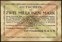 110.80.140: Banknotes - Germany - emergency money