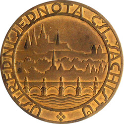 Vergoldete Bronzemedaille 1931. Für Teilnehmer an der ...