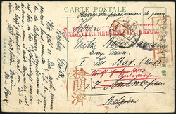 Kriegsgefangenenpost Japan 1914/20, früherer Beleg aus dem Lager ...