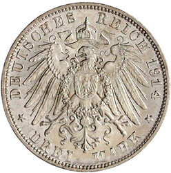 3 Mark 1914 D. prägefrisch/fast Stempelglanz