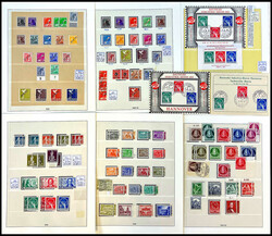 Berlin 1948-1990 */**/gest.: Schöne Sammlung in vier Alben ab ...