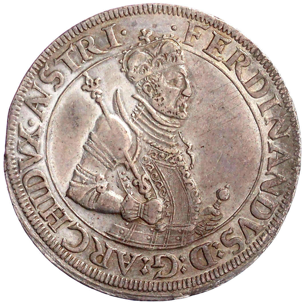 Reichstaler o.J. Hall. Harnisch mit 2 Reihen Ornamenten verziert, ...