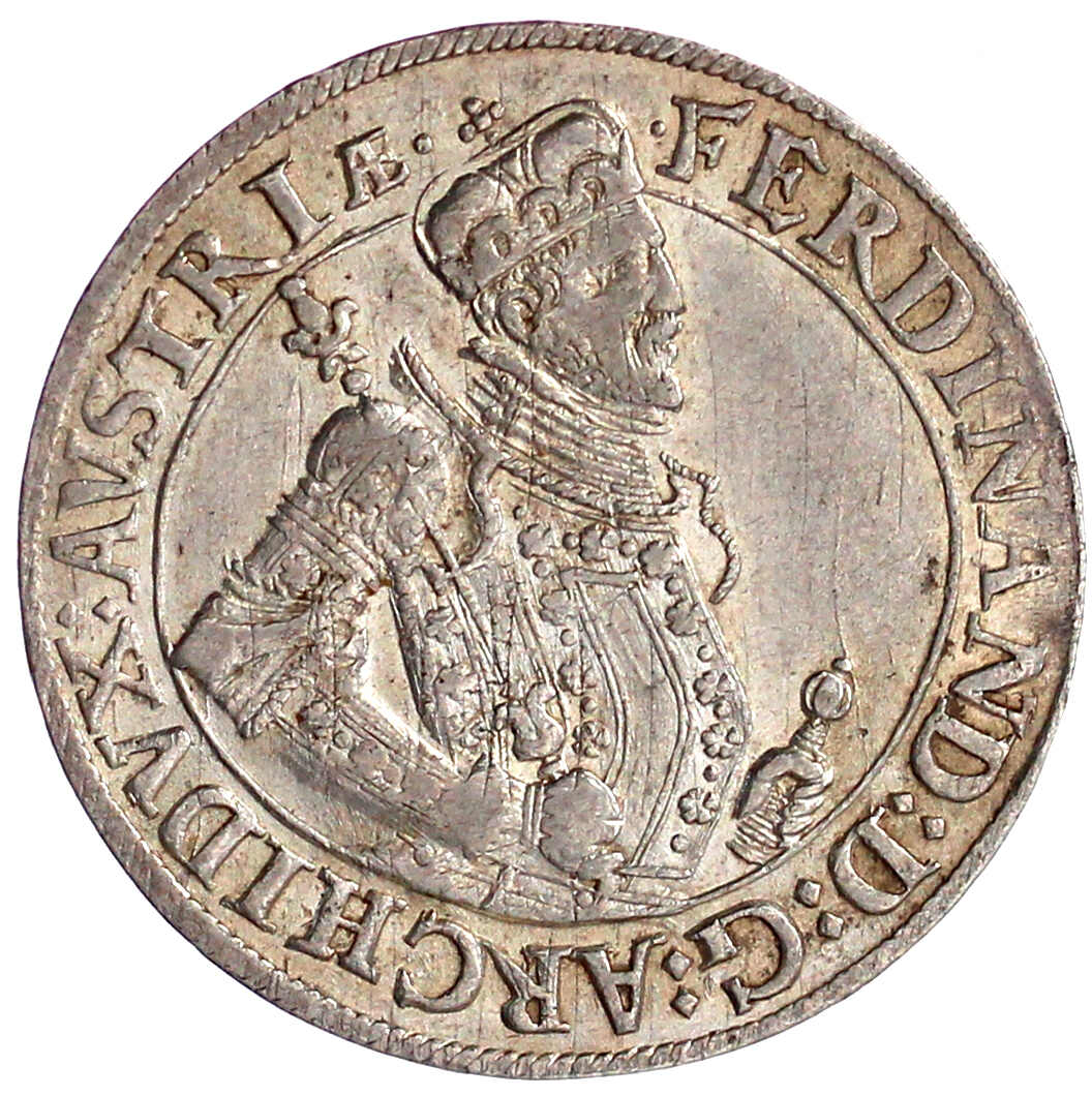 Reichstaler o.J. Hall. Var. Harnisch mit 3 Reihen kl. Blümchen, ...