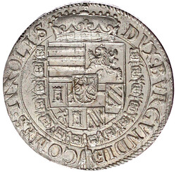 Reichstaler o.J. Hall. Harnisch mit Rankenschild verziert. Zepter ...