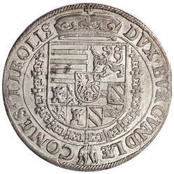 Reichstaler o.J. Hall. Var. Harnisch mit 3 Reihen kl. Blümchen, ...