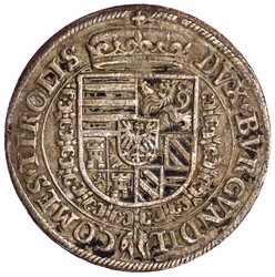 Reichstaler o.J. Hall. Var. Harnisch mit 3 Reihen kl. Blümchen, ...