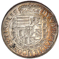 Reichstaler o.J. Hall. Var. Harnisch mit 3 Reihen kl. Blümchen, ...