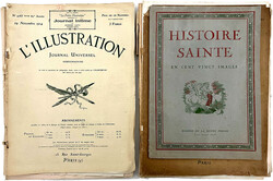 Alter Koffer mit französ. Film-/Theater-Heften "Le Petit ...