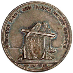 Silbermedaille o.J. (um 1820) v. Daniel Friedrich Loos. A.d. ...