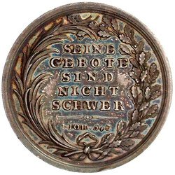 Silbermedaille o.J. (um 1820) v. Daniel Friedrich Loos. A.d. ...