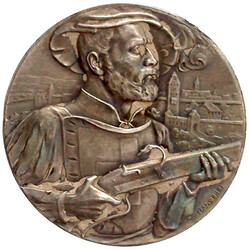 Silbermedaille 1905 von Hans Frei. Schützenfest in Rheinfelden. 29 ...