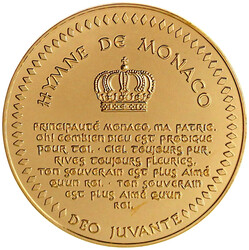 Goldmedaille 2015 zum 800 jährigen Jubiläums des Fürstenpalastes. ...