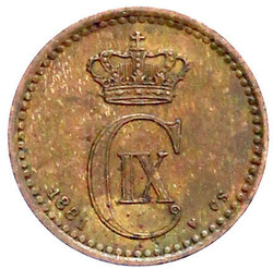 Öre 1881 CS. gutes sehr schön, äußerst selten