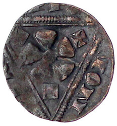 Pfennig o.J.(1290/1310) Lippstadt. Lippische Rose zwischen drei ...