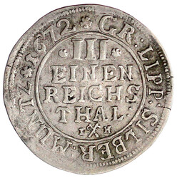 1/3 Taler 1672. sehr schön