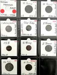 9194: Altdeutsche Münzen und Medaillen, Lippe, Grafschaft, Lots