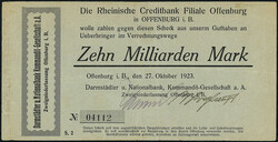 Darmstädter u. Nationalbank, Kommandit-Gesellschaft A.-G., 10 Mrd. ...