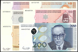10921: Banknoten, Ausland, Bosnien-Herzegovina
