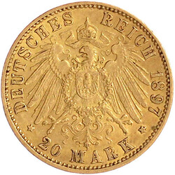 20 Mark 1897 J. gutes sehr schön