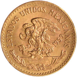 20 (Veinte) Pesos 1959. Aztekischer Kalenderstein, 16,67 g. 900/1000. ...