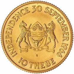 10 Thebe 1966 B, Bern. Unabhängigkeit. 11,29 g. 900/1000. Auflage ...