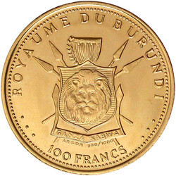 100 Francs 1965 50. Jubiläum. 30 g. 900/1000. Stempelglanz