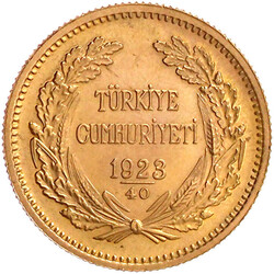 250 Kurush 1923/40 (1963) 18,04 g. 917/1000. Auflage nur 435 Ex. fast ...