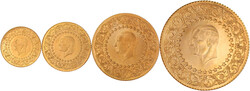8106: Ausländische Goldmünzen und -medaillen, Türkei/Osmanisches Reich, Republik, 1923 bis heute