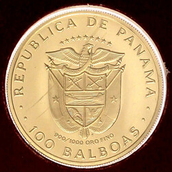 100 Balboas 1975. 500. Geburtstag Balboas. 8,16 g. 900/1000. Im ...