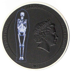 5 Dollars (1 Unze Silber) 2022. X-Ray Mumie. Im Originaletui mit ...
