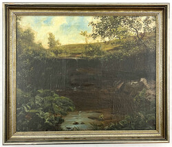 3 Gemälde, jeweils rückseitig mit Aufkleber von 1928, 1929, bzw. ...