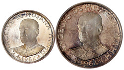 9 Münzen: 7 Kupfermünzen des 17. und 18. Jh. (Grano bis 10 Grani), ...