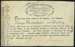 110.80.10: Banknotes - Germany - Old German States