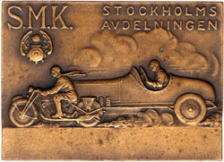 Schweden: 2 eins. rechteckige Bronzeplaketten von Sporrong (eine ...