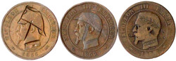 7496: Ausländische Münzen und Medaillen, Frankreich, Napoleon III., 1852-1870