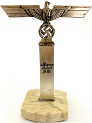 Schreibtisch-Adler "Aufklärungs-Abteilung Abt. III b." Hoheitsadler ...