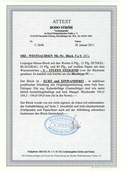 Leipziger Messe-Block 1946, postfrischer Luxuserhaltung. Fotoattest ...